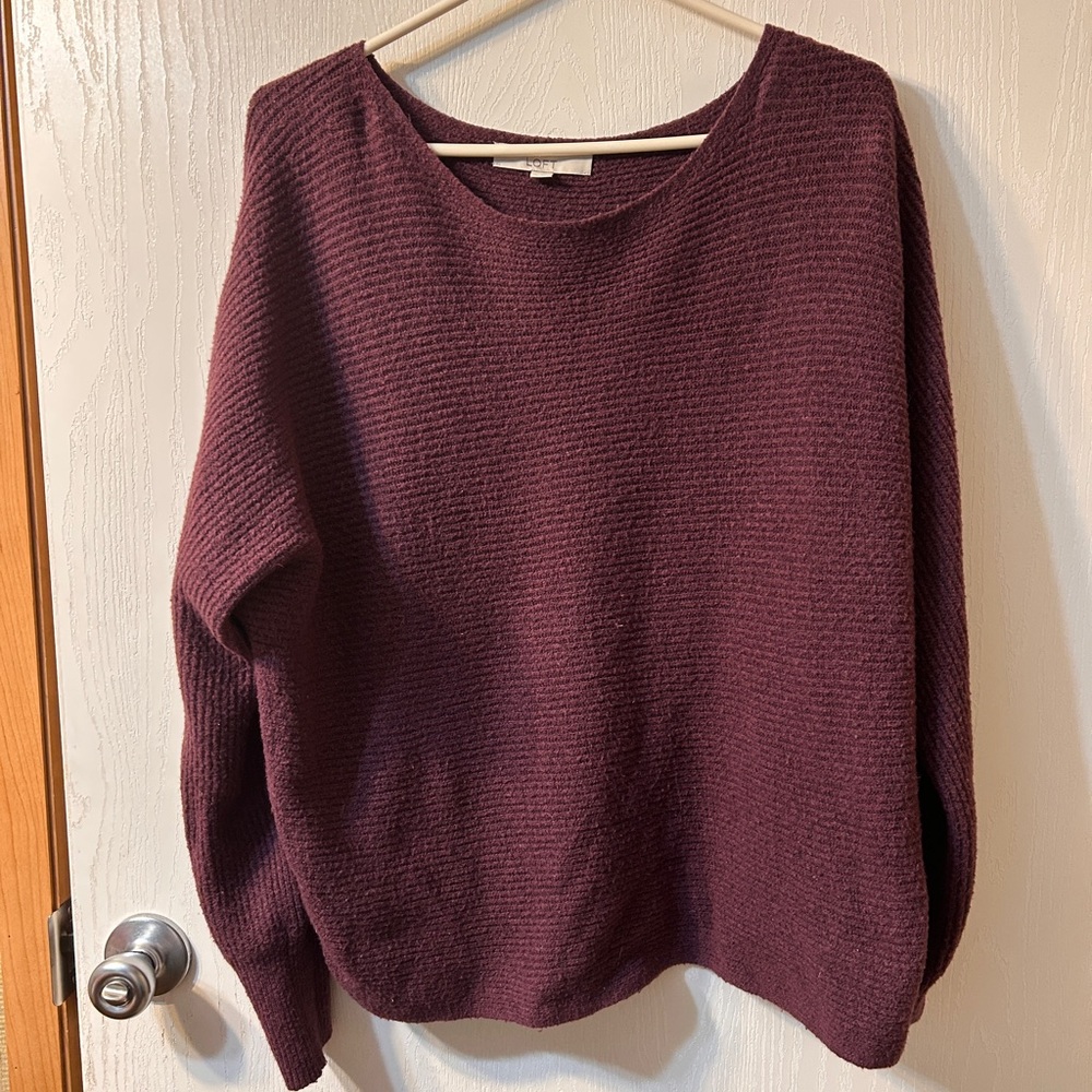 Loft Women's Purple Sweater